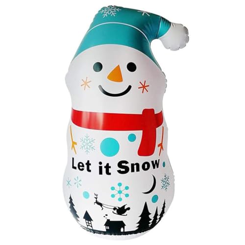 MILISTEN 110cm Aufblasbarer Schneemann Weihnachten Sprengt Schneemann...