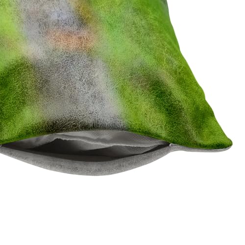 Coussin fleur rose champêtre similicuir pour salon cosy