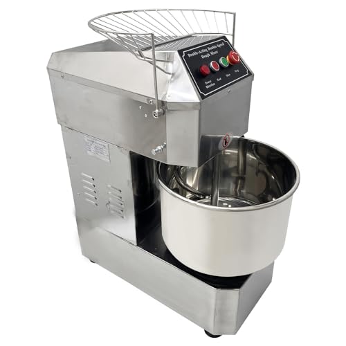 Commercial 20QT Dough Mixer with Dual Action