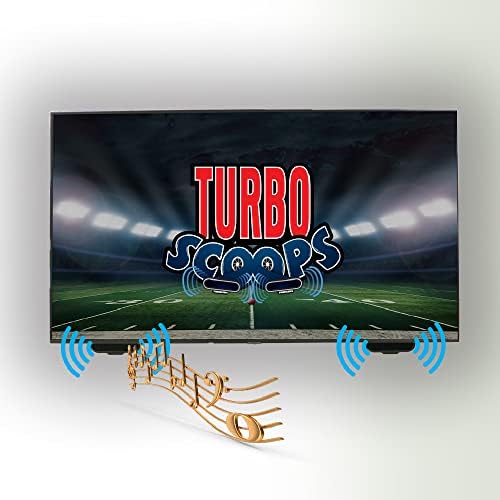 KARE TurboScoops TV Sound Bar Alternative Redirects Sound Directly Toward You and Not The Floor for Crisp Audio. Great Sound Bar Alternative