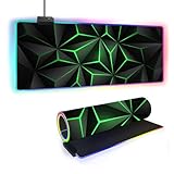 Précision Optimale pour Chaque Mouvement: Boostez vos performances avec ce tapis de souris gaming RGB. Sa surface lisse et optimisée garantit une glisse fluide et un contrôle précis, compatible avec toutes les souris, optiques ou laser. Parfait pour les sessions gaming intenses, ce tapis de souris rétroéclairé allie performance et style.