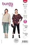 Schnittmuster Burda 6098 Schnittmuster Shirt (Damen, Gr. 46-60) Level 1 super easy