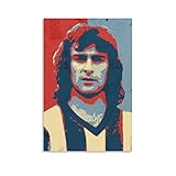 マリオ ケンペス フットボール スター HD スポーツ ポスター キャンバス アート ポスター プリント ピクチャー リビングルーム 壁画 部屋 寝室 装飾絵画 フレームなしスタイル12x18インチ(30x45cm)