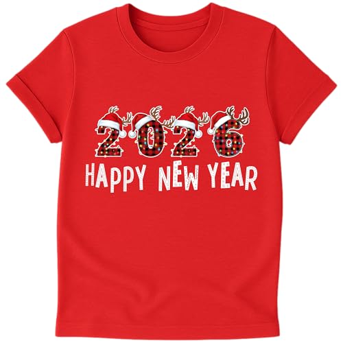 Custom New Year 2026 T-Shirt – “2006 Happy New Year” Design – Personalized Back Name – Handmade Tee, Baby to Adult 3XL Sizes & Colors