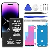 Battery for iPhone 14 pro max, (2024 New Upgrade) 5200mAh Ultra High Capacity Replacement Battery for iPhone 14 pro max 6.7 Inch A2894, A2651, A2893, A2895 with Professional Repair Tool Kit