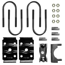 K7138400 Axle Conversion Kit Compatible with Dexter AXLE Dexter K7138400 Conversion Kit, 3500# 2-3/8" Tube Trailer Axle Lift Kit, Include Spring Seat, Nut, U-Bolt, Tie Plate, Instruction Sheet