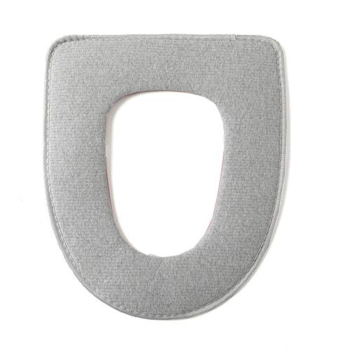 Badezimmer Weich Warme Waschbar Toilleten Sitz Abdeckungskissen Elastisches dickes wasserdichtes Toilettensitzkissen einfach zu montierender multifunktionaler Toilettenkissenbezug-C1