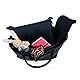 Chicco Bag in Bag Organizer mit Wickelunterlage und Mini-Tasche aus Ecopel, Schwarz (Pure Black)