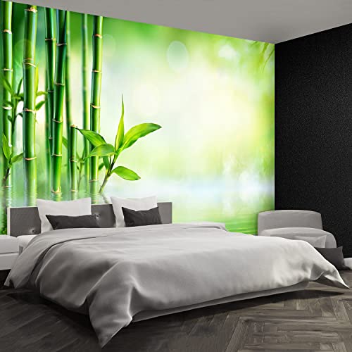 Papier peint eau en bambou decoration murale interieur moderne adhesif