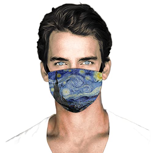 3Pcs Men Women's Face Mask Adjustable Reusable With Adjustable Earloops Face Mask Bandana Balaclava-20 #TOP1