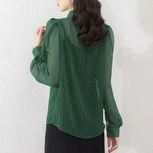 Chemise en maille fine anti-transpiration haut d'été ample - 2