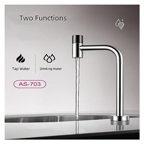 Filtre eau de robinet de cuisine brossé finitions premium métal - 2