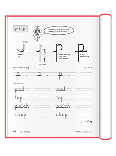 Cursive Handwriting de Handwriting Without Tears octava edición libro para aprender caligrafía 3
