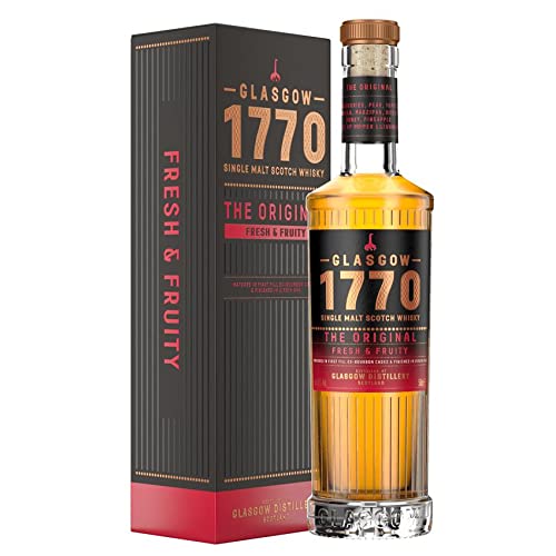 GLASGOW DISTILLERY 1770 SINGLE MALT SCOTCH WHISKY DAS ORIGINAL FRISCH e FRUCHTIG 50 CL