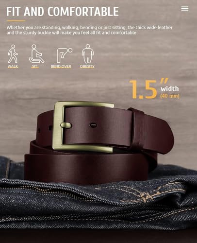 Image of Urban alfami Genuine leather Belt for Men formal, TMCH-12