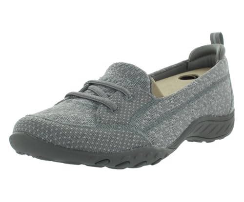 Image of Skechers Breathe Easy Holding Line Slip On Womens Shoes