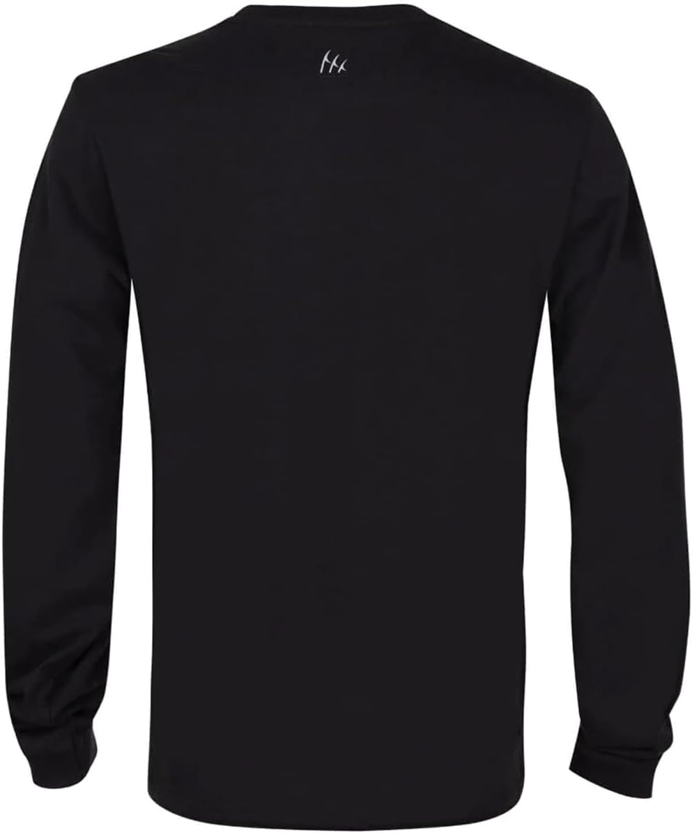 Fintech Heavy-Duty Long Sleeve Graphic T-Shirt - Anthracite - Image 3