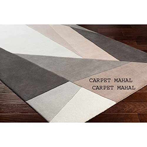 Image of Carpet Mahal Export Quality Handmade Tuffted Pure Woollen Carpet for Living Room Bedroom Size 8 x 11 feet (240X330 Cm) Color-Multi