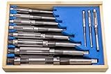 CME 11pcs Adjustable Hand Reamer Set, 15/32" to 1-1/2", H4 to H14