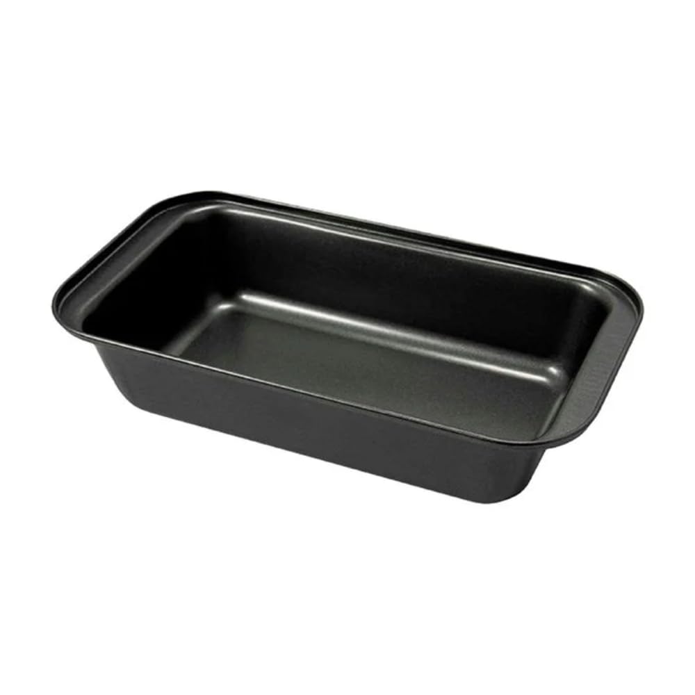 Assadeira de Pão Antiaderente Retangular, Preta, 7x15x6 cm, para Pães e Bolos