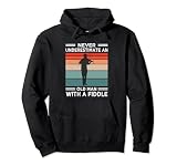 Violín Diseño Gráfico Instrumento Violinista Violinista Sudadera con Capucha