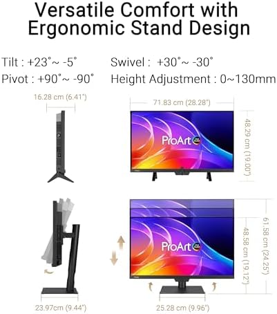 ASUS ProArt Display PA32USD 32" 4K HDR OLED Professional Monitor — view 8