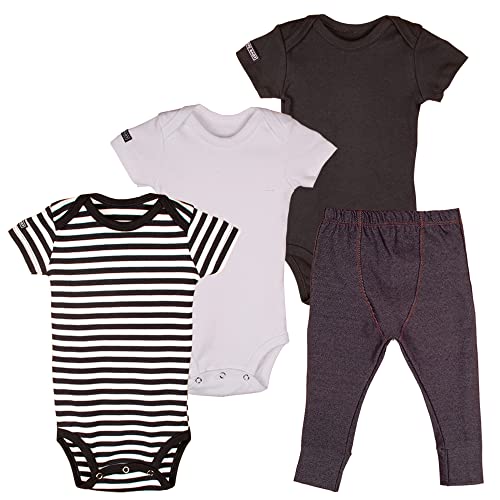 Roupa De Bebe Body Toque Nuvem Manga Longa Curta Kit Verão 100% algodão Premium (12 Meses (9-12 M),