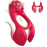 Sexytoysys Coppia Anello Vibrante per Lei e Lui - 3 Motore 7 Modalità Sex Toys Uomo e Donna Stimolatore per Clitoride Toys Sessuali per Coppie Anello per Pene da Uomo Cockring Stimolatore Pene Sex Toy