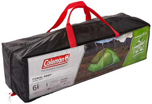 Barraca Coral Reef 6 pessoas, Coleman, Verde
