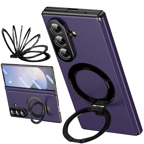 Étui violet Samsung Galaxy Z Fold 7 avec béquille pour vos vidéos
