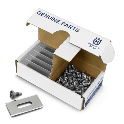 Husqvarna Automower Endurance Lames 45 pièces – Lames de rechange premium en acier au carbone à 4 pans pour robot tondeuse, pour un tranchant et une...