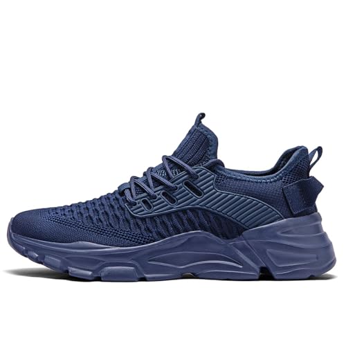 Image of Men's Slip on Walking Shoes Tennis Running Sneakers Lightweight Breathable Casual Soft Sole Comfort Work Gym Trainers