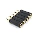 ZRAMO® TH41 Professional Converter Adapter 3.5mm 1/8 Male to 6.35mm 1/4 Female Mono Audio Mic Plug Adapter Jack, Microphone Accessory-5 Piece