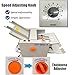 INTSUPERMAI 110V Automatic Paper Folding Machine, 4 Folding Plates, Multiple Folding Forms, Max Speed 262ft/min, Z Fold Paper Folding Machine for Manuals Document Business Letters