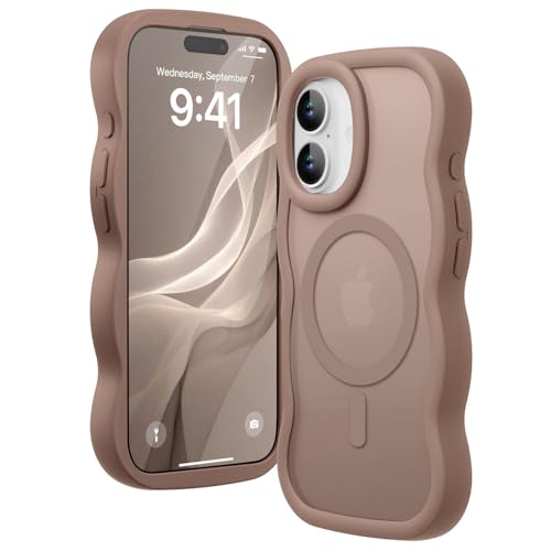Coque iPhone 16 Plus MagSafe à cadre ondulé pour protéger votre quotidien