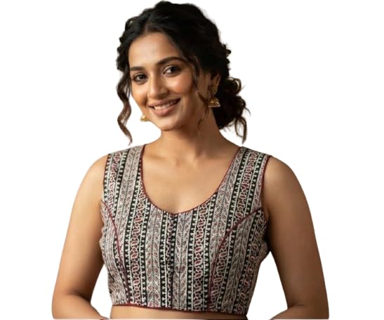 asiya Printed Blouse for Women | Printed Modern Blouse | Readymade Saree Blouse | Fancy Ethnic Wear | Sizes 28–42-picture-59