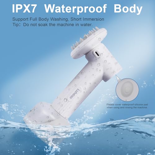 Image of Pet Electric Foaming Dog Shampoo Dispenser with Brush for Dogs Bathing, Soft Brush, Massaging and Grooming, Bubble /Spray Mode, Rechargeable Dog Foam Sprayer Soap Dispenser for Short /Long Haired Pet