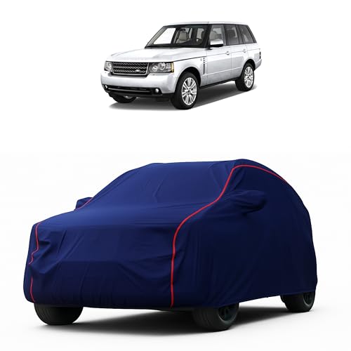 Image of Heavy-Duty Car Cover for Compatible with Land Rover Range Rover Sport (2017 to 2025 All Models) Deluxe Car Protection Cover - Waterproof & UV-Resistant All-Season Exterior Protection