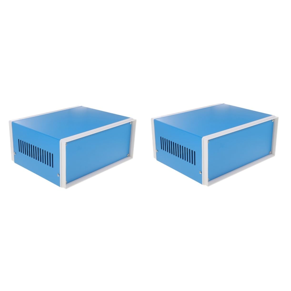 Angoily 2 Pièces Boîte de Jonction Métallique Boîtier Électrique Robuste pour Projets Électroniques Remplacement Pratique et Protection