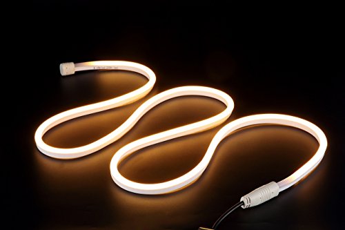 Ogeled Neon LED Streife Lichtband 1-50m professional flexible Warmweiß Strip Diffus lichtband - 230V -120LEDs/M - Dimmbar - IP65 [Energieklasse A+] (IP68 3Meter)