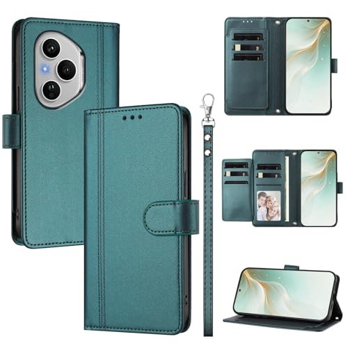 �X�}�z�P�[�X �Ή��@�� for Honor 400 Pro 5G �X�}�z�P�[�X�y�E�H���b�g�f�U�C�� �f���A���J�[�h�X���b�g �L���b�V�� �t���b�v���X�^���h �����h�~�zGreen