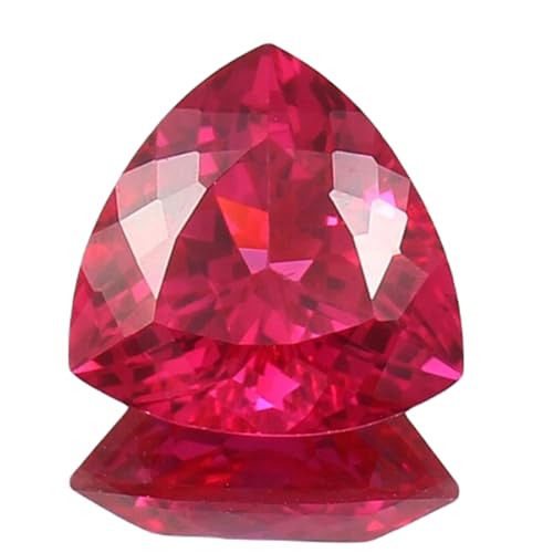 Pierre précieuse rubis naturel facetté 10mm pour haute joaillerie