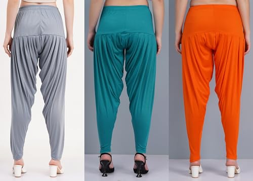 Image of Buy That Trendz Patiala Salwar for Women Relaxed Fit Viscose Patiyala Salwar Harem Bottom Pants