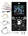 Digital Thermostat Controller Board Kit Fit for Z Grills Digital Pro Control Board Replacement Fit for Pit Boss Mahogany 150PPS Table Top Pellet Grill with LCD Read-Out and 120V RTD Temperature Sensor