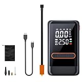 PYJCFHXGN Tire Inflator Portable Air Compressor for Tesla Cybercab Tesla Robovan, 150 PSI Car Tires Air Pump with LED Lights Pressure Gauge for Auto, Motorcycles, Bikes, Balls,A USB