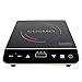 Cosmo Portable Electric Induction Cooktop with Rapid Heating, Sensor LED Display, Safety Lock, Energy Efficient Countertop Stove Single Burner, 1800-Watt, COS-YLIC1