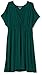 Amazon Essentials Women's Plus Size Surplice Dress (Available in Plus Size), Jade Green, 2X