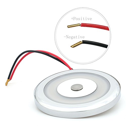 Thalassa 12V Rv Interior Ceiling Led Light With Dimmer Switch - 3W 2800K Warm White, Surface Mounted, Can Be Used In Caravan, On Yachts, As An Indoor Lamp At Motor-Home, Boat-Home, 1 Pack #TOP6