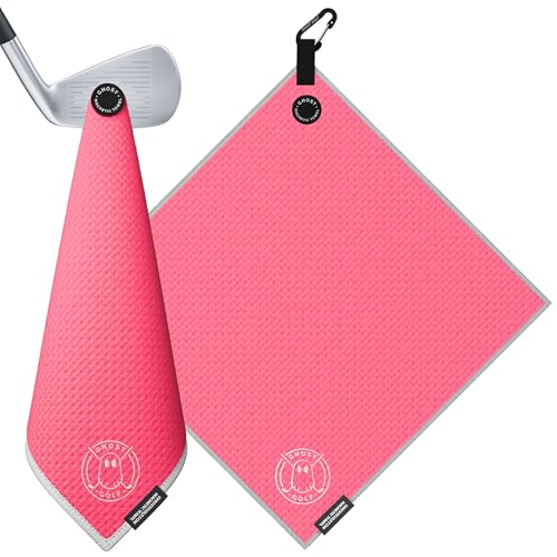 Ghost Golf Magnetic Towel (Greenside) - Premium Ultra-Absorbent M...