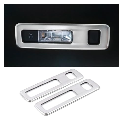 Autocollant de cadre de lampe lecture de toit Benz Classe A CLA W177 C118 argent